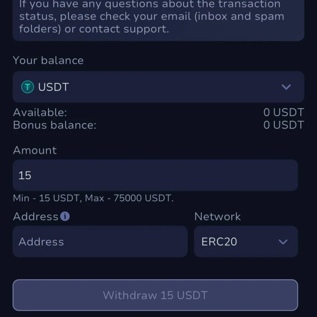 7Bit Casino deposit flow, additional screens — screenshot 3 of 4