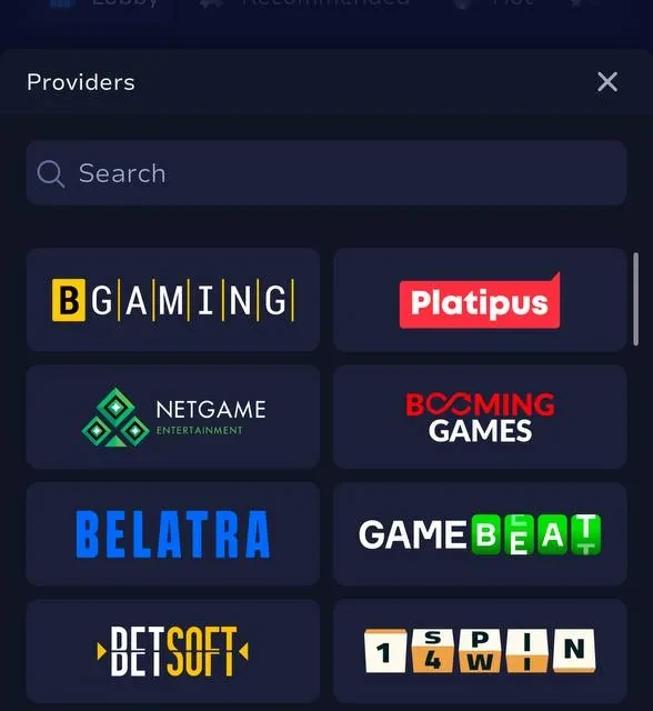 7Bit Casino games lobby, providers, and RTP disclosure — screenshot 3 of 5