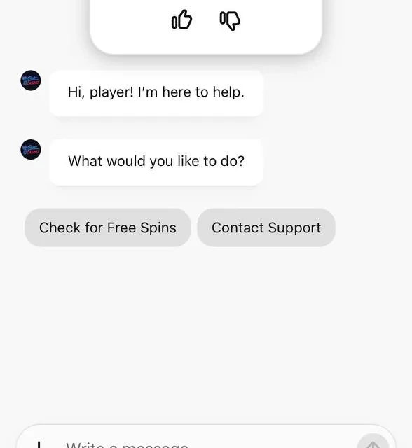 7Bit Casino the support conversation in full — screenshot 1 of 5