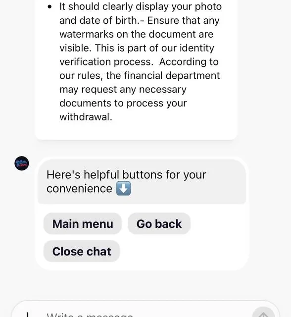 7Bit Casino the support conversation in full — screenshot 5 of 5