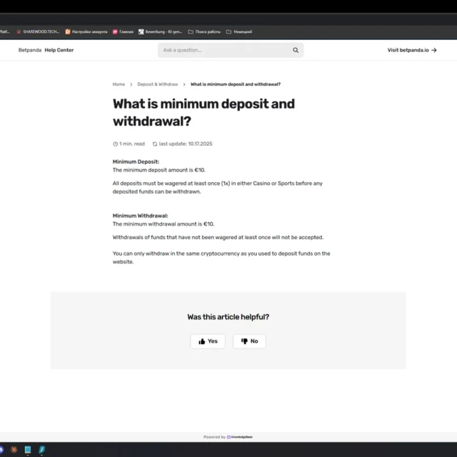 BetPanda deposit screens across multiple attempts — screenshot 4 of 5