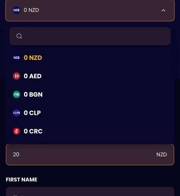 BiggerZ homepage and payment method screens before registration — screenshot 2 of 5