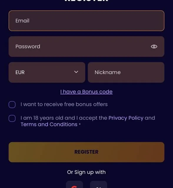 BiggerZ registration, full flow — screenshot 2 of 4