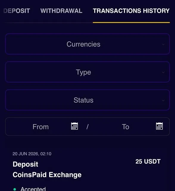BiggerZ deposit flow, additional screens — screenshot 2 of 4