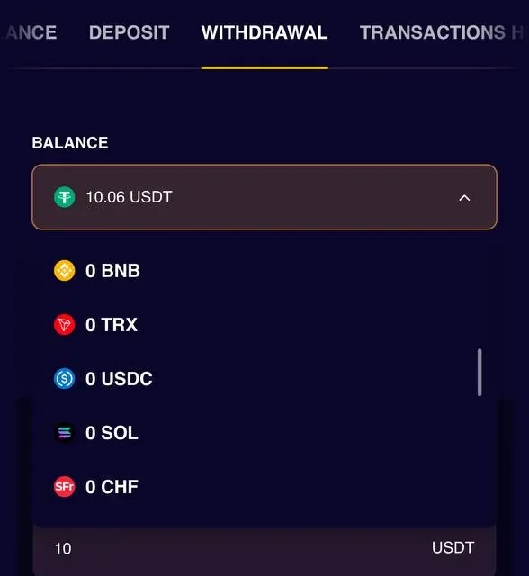 BiggerZ withdrawal, additional confirmation screens — screenshot 2 of 5