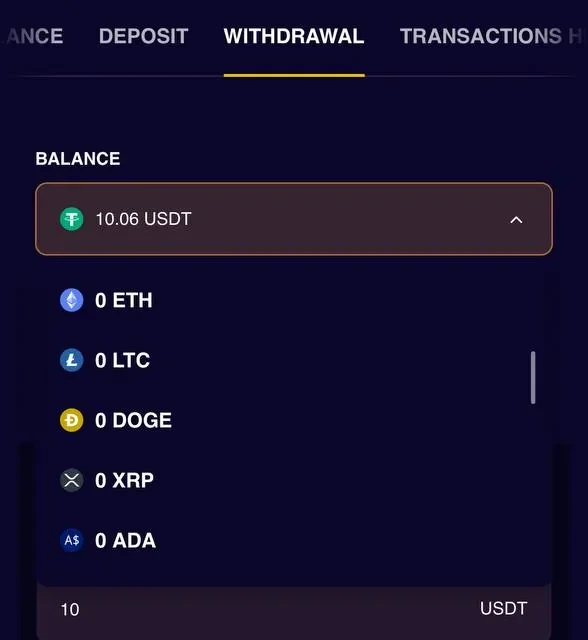 BiggerZ withdrawal, additional confirmation screens — screenshot 3 of 5