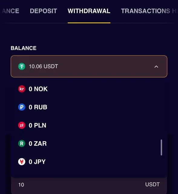 BiggerZ withdrawal, additional confirmation screens — screenshot 5 of 5