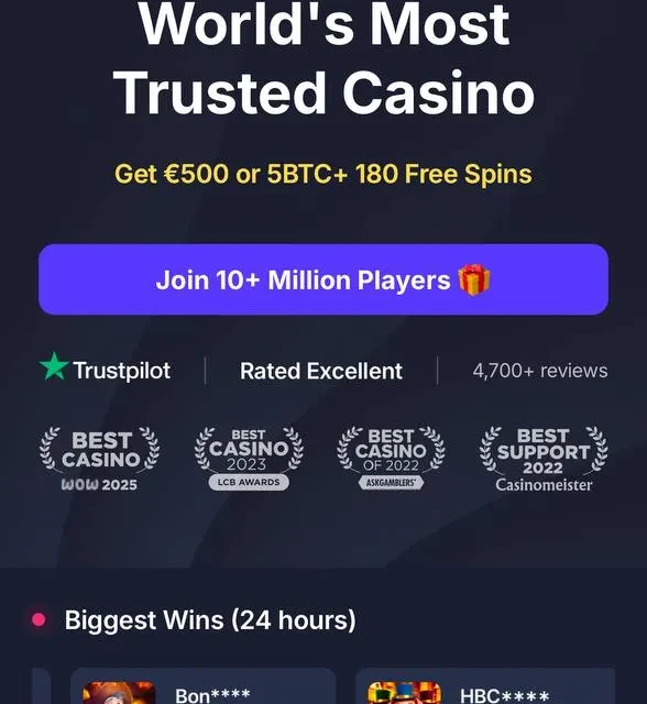 BitStarz homepage and payment method screens before registration — screenshot 1 of 5