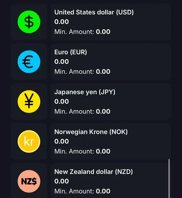 CoinCasino payment method screens before registration — screenshot 3 of 5