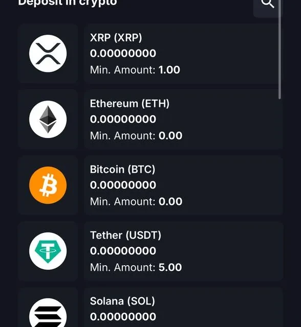 CoinCasino payment method screens before registration — screenshot 5 of 5