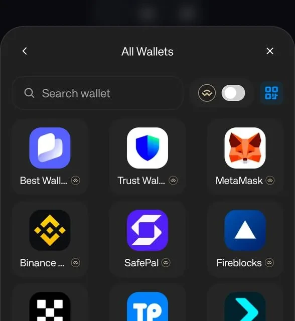 CoinCasino registration flow, showing the email field despite WalletConnect — screenshot 1 of 3