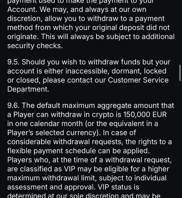 CoinCasino withdrawal request, additional confirmation screens — screenshot 1 of 5