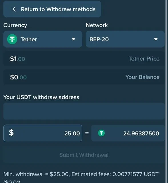 Duelbits deposit confirmation, full sequence — screenshot 1 of 4