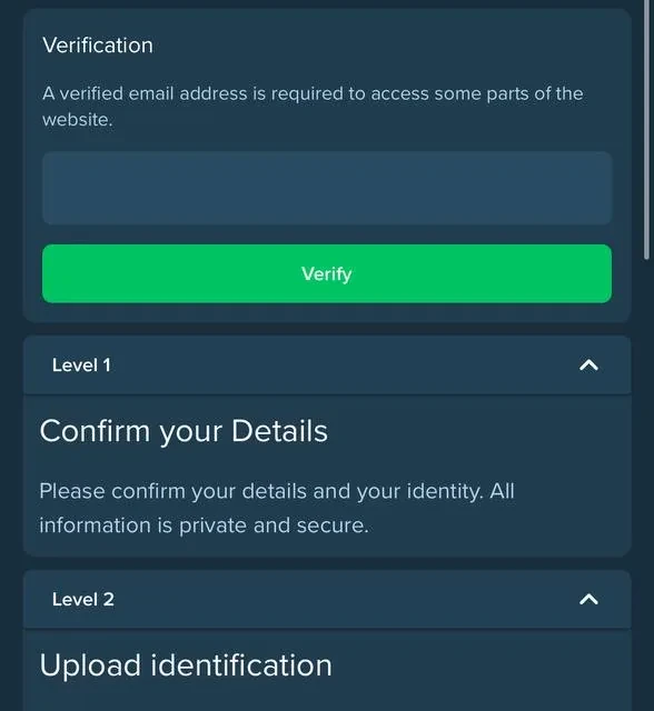 Duelbits deposit confirmation, full sequence — screenshot 3 of 4