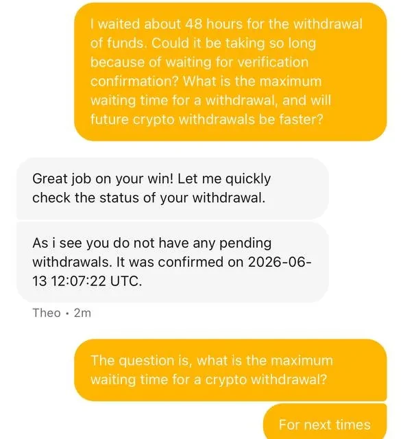 FortunePlay the rest of the support conversation — screenshot 2 of 5