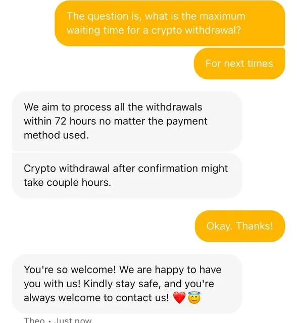 FortunePlay the rest of the support conversation — screenshot 3 of 5