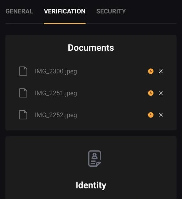 FortunePlay KYC document upload, additional screens — screenshot 2 of 2