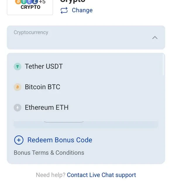 RocketSpin payment method screens shown before registration — screenshot 2 of 4