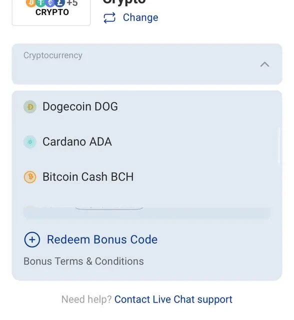 RocketSpin payment method screens shown before registration — screenshot 3 of 4