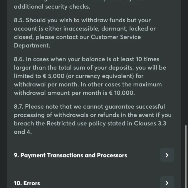 BC.Game homepage and payment method screens before registration — screenshot 2 of 5