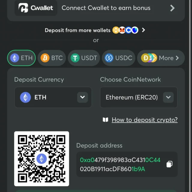BC.Game deposit flow, full sequence — screenshot 3 of 5