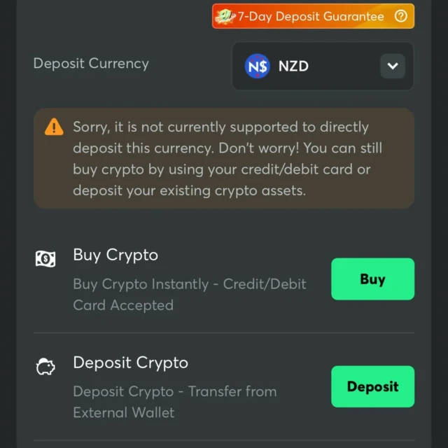 BC.Game deposit flow, full sequence — screenshot 4 of 5